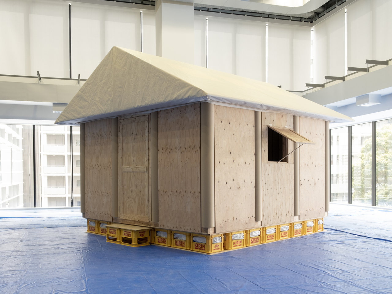 shigeru ban unveils updated prototype for temporary housing in response to the turkey syria earthquake Easy Resize com