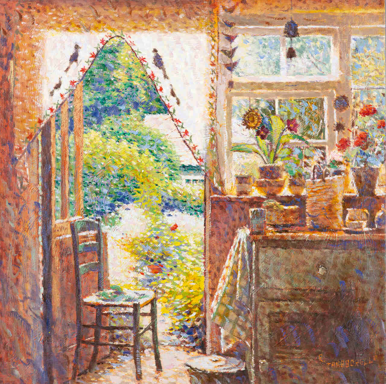 Raquel Taraborelli Canto com vista da cozinha x óleo sobre tela Easy Resize com Raquel Taraborelli Canto com vista da cozinha x óleo sobre tela Easy Resize com