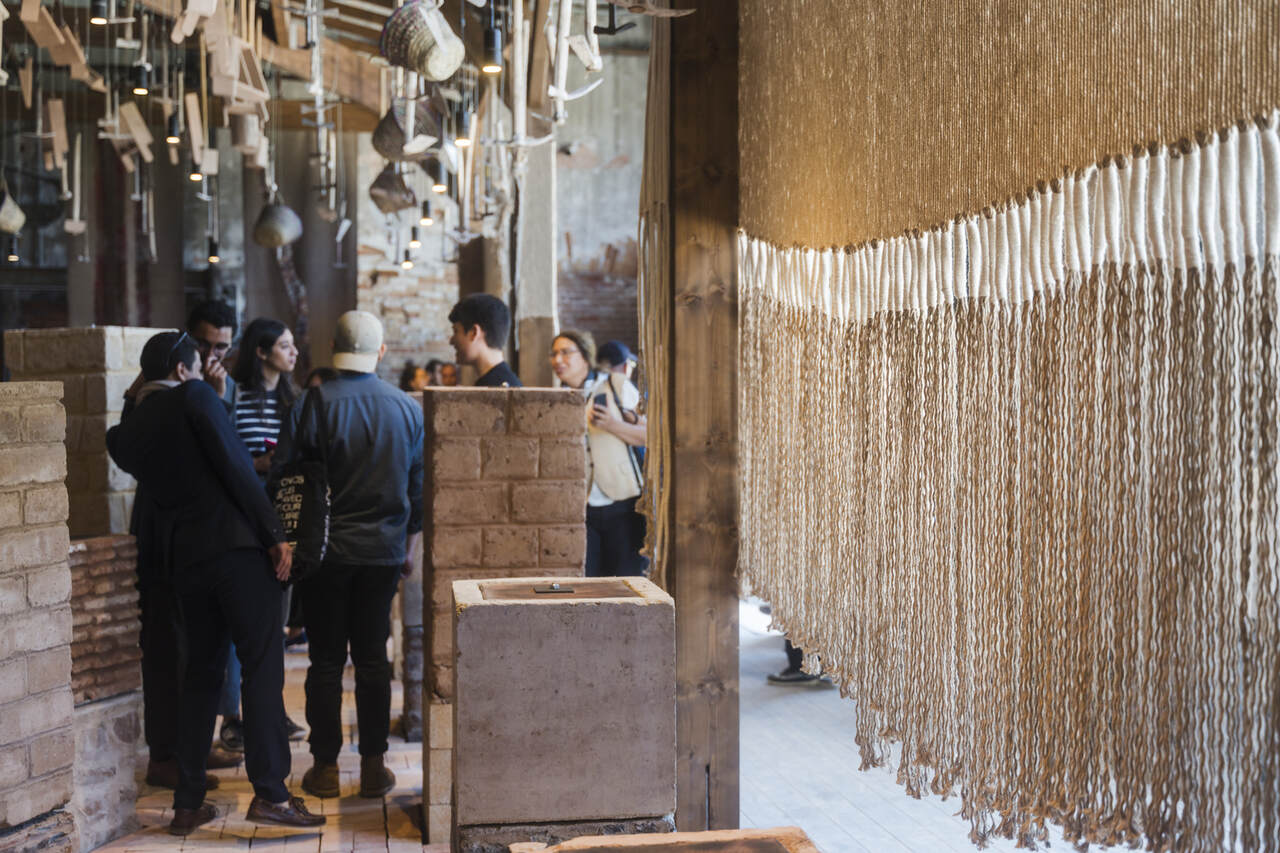 moroccan pavilion at the venice architecture biennale showcases earth as a sustainable building material Easy Resize com ()