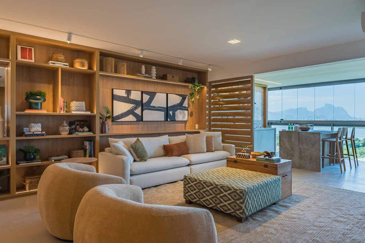 Decorado m² sala com gourmet Easy Resize com ()