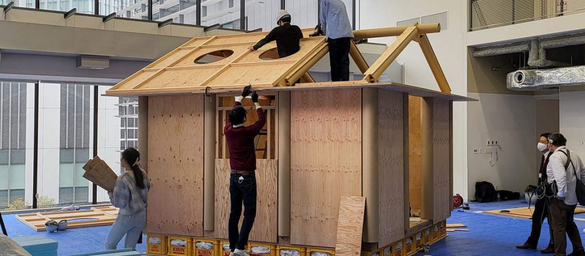 shigeru ban unveils updated prototype for temporary housing in response to the turkey syria earthquake Easy Resize com